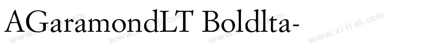 AGaramondLT Boldlta字体转换